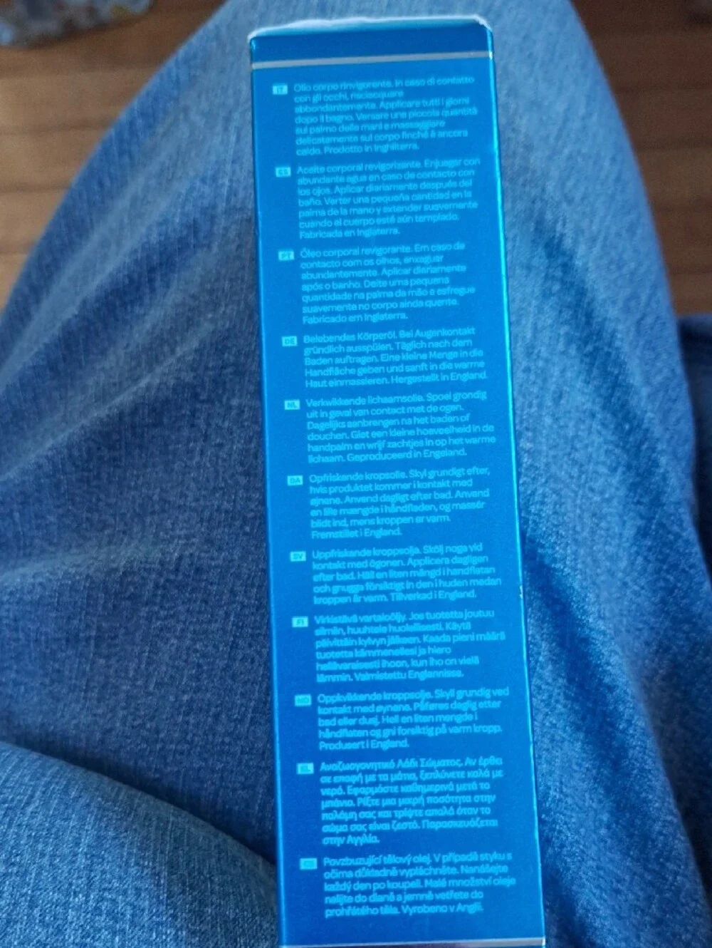 ELEMIS Cellutox Active Body Oil - Metallic Blue Box